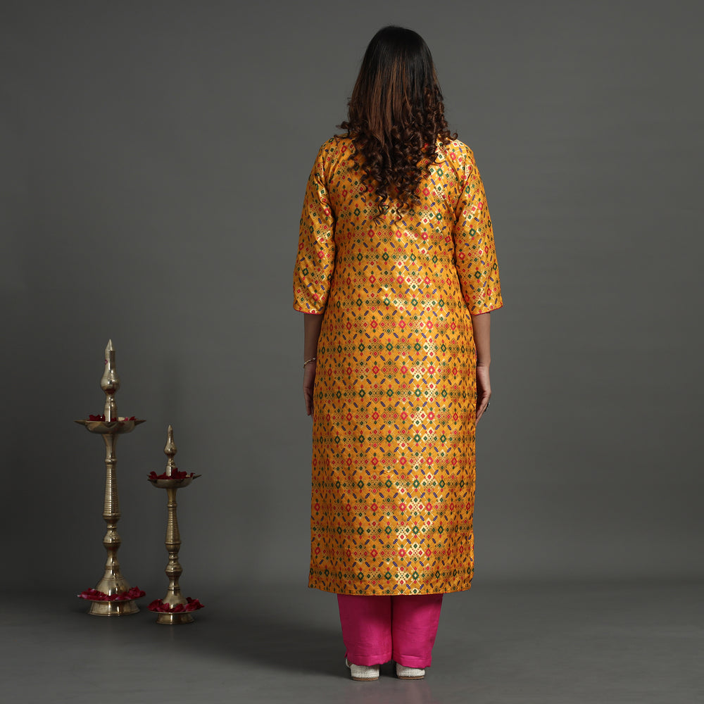 Banarasi Brocade Silk Kurta with Pant Set
