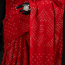 Kutch Bandhani Tie-Dye Cotton Saree 97