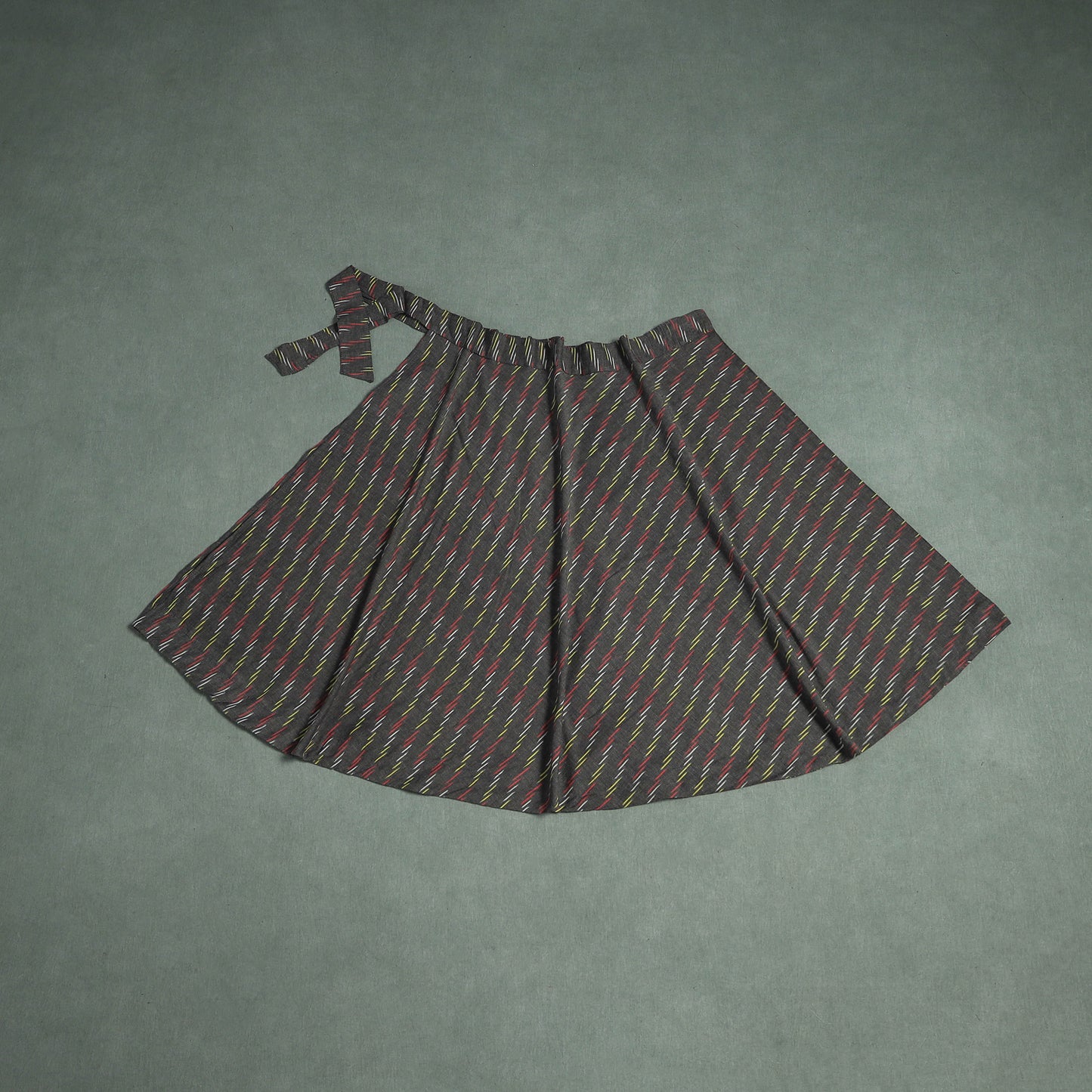 Pochampally Ikat Cotton Wrap Around Skirt 06