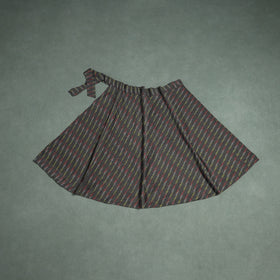 Pochampally Ikat Cotton Wrap Around Skirt 06