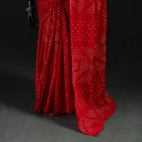 Kutch Bandhani Tie-Dye Cotton Saree 97
