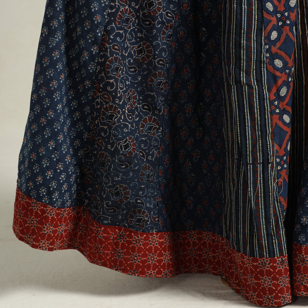 Ajrakh Patchwork Skirt 