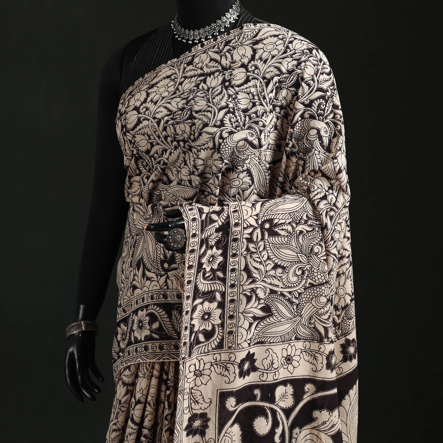 Kalamkari Printed Cotton Saree 49