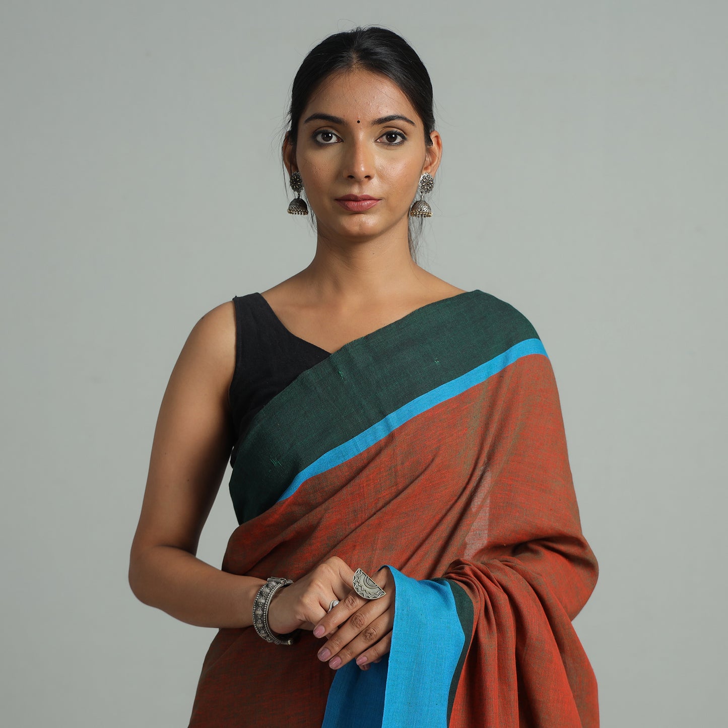 plain saree 