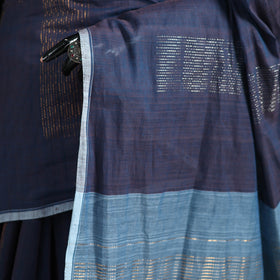 Srikakulam Jamdani Zari Pure Handspun Handloom Cotton Saree 48