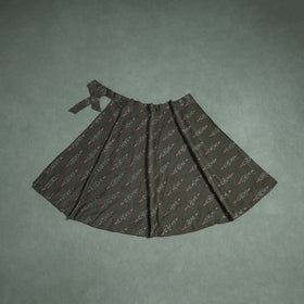 Pochampally Ikat Cotton Wrap Around Skirt 03