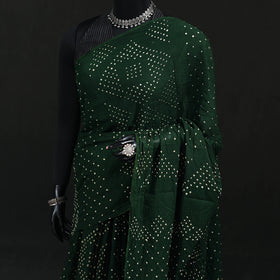 Kutch Bandhani Tie-Dye Cotton Saree 98