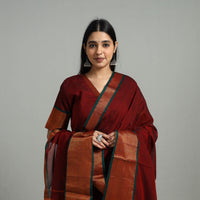 Maroon - Cotton Dharwad Kurta Set with Palazzo & Dupatta 18