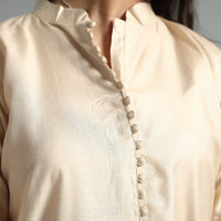  Tussar Silk Plain Kurta