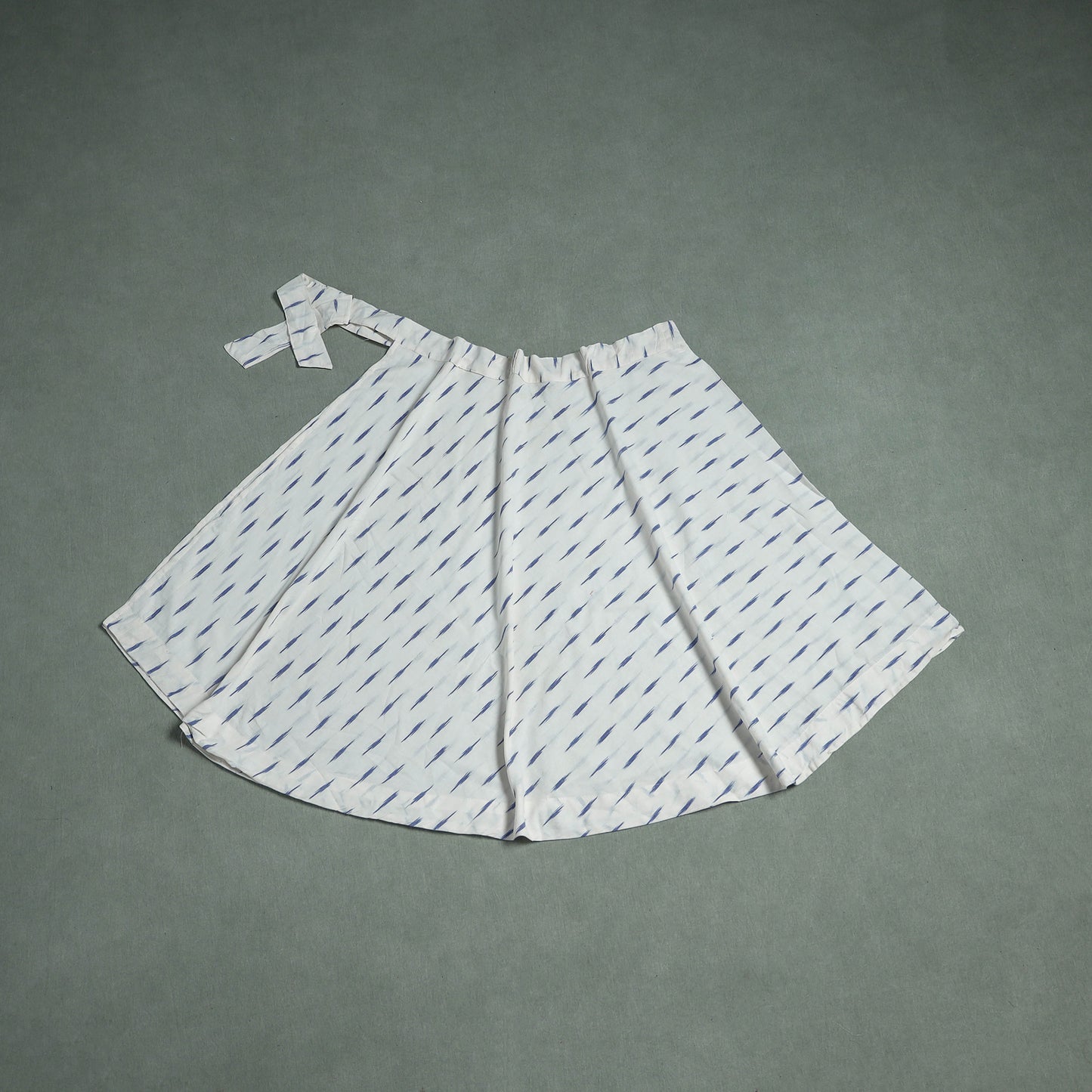 Pochampally Ikat Cotton Wrap Around Skirt 02