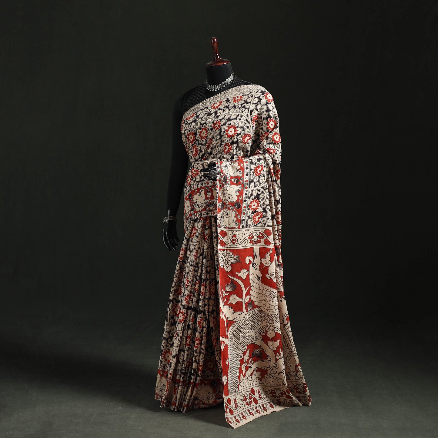 Kalamkari Printed Cotton Saree 50