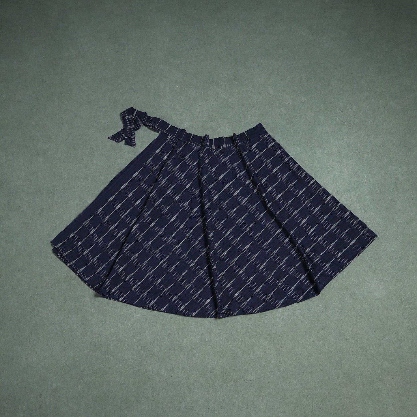 Pochampally Ikat Cotton Wrap Around Skirt 01