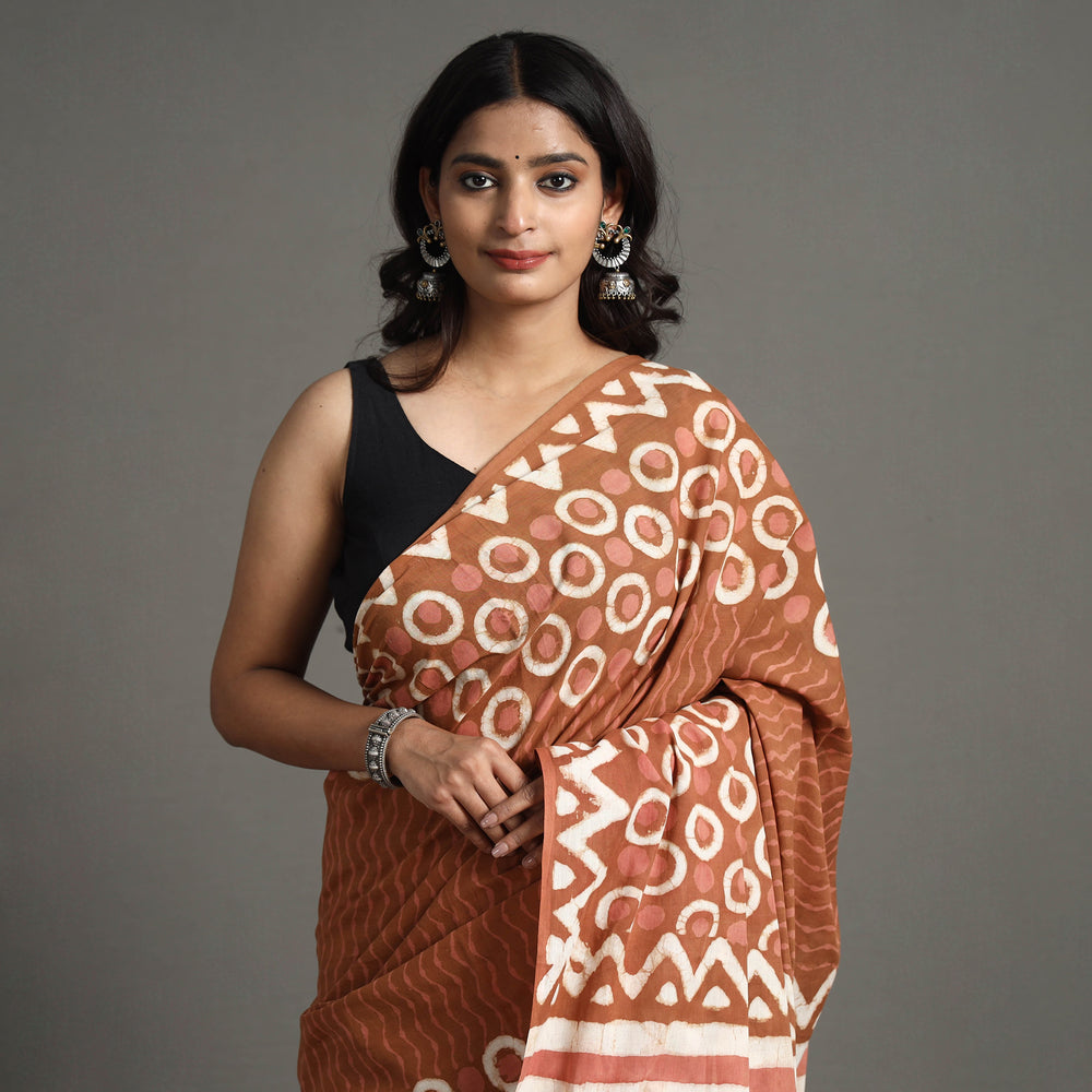 Bagru Saree