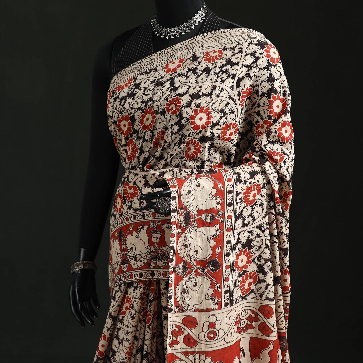 Kalamkari Printed Cotton Saree 50