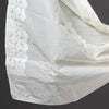 Buy White 3pc Cut Work Cotton Barmer Applique Dress Material