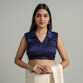 Buy Modal Silk Plain Stitched Blouse 05 Online at iTokri.com