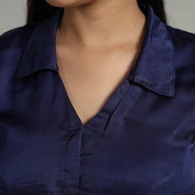 Buy Modal Silk Plain Stitched Blouse 05 Online at iTokri.com