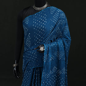 Kutch Bandhani Tie-Dye Cotton Saree 99