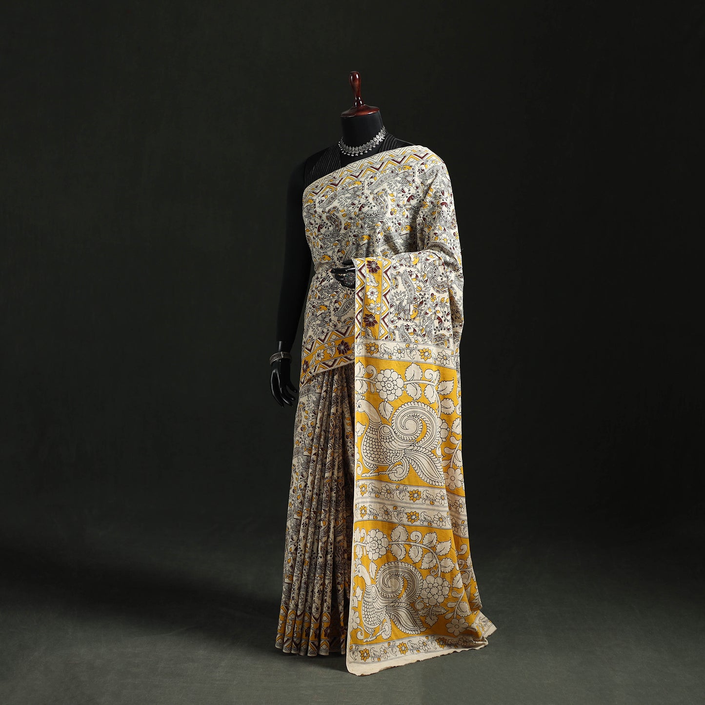 Kalamkari Printed Cotton Saree 52
