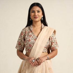 kalamkari stitched blouse 