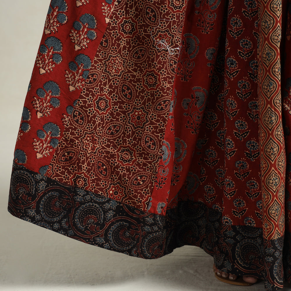 Ajrakh Patchwork Skirt 