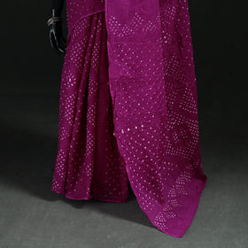Kutch Bandhani Tie-Dye Cotton Saree 100