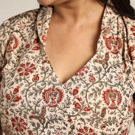 kalamkari stitched blouse 