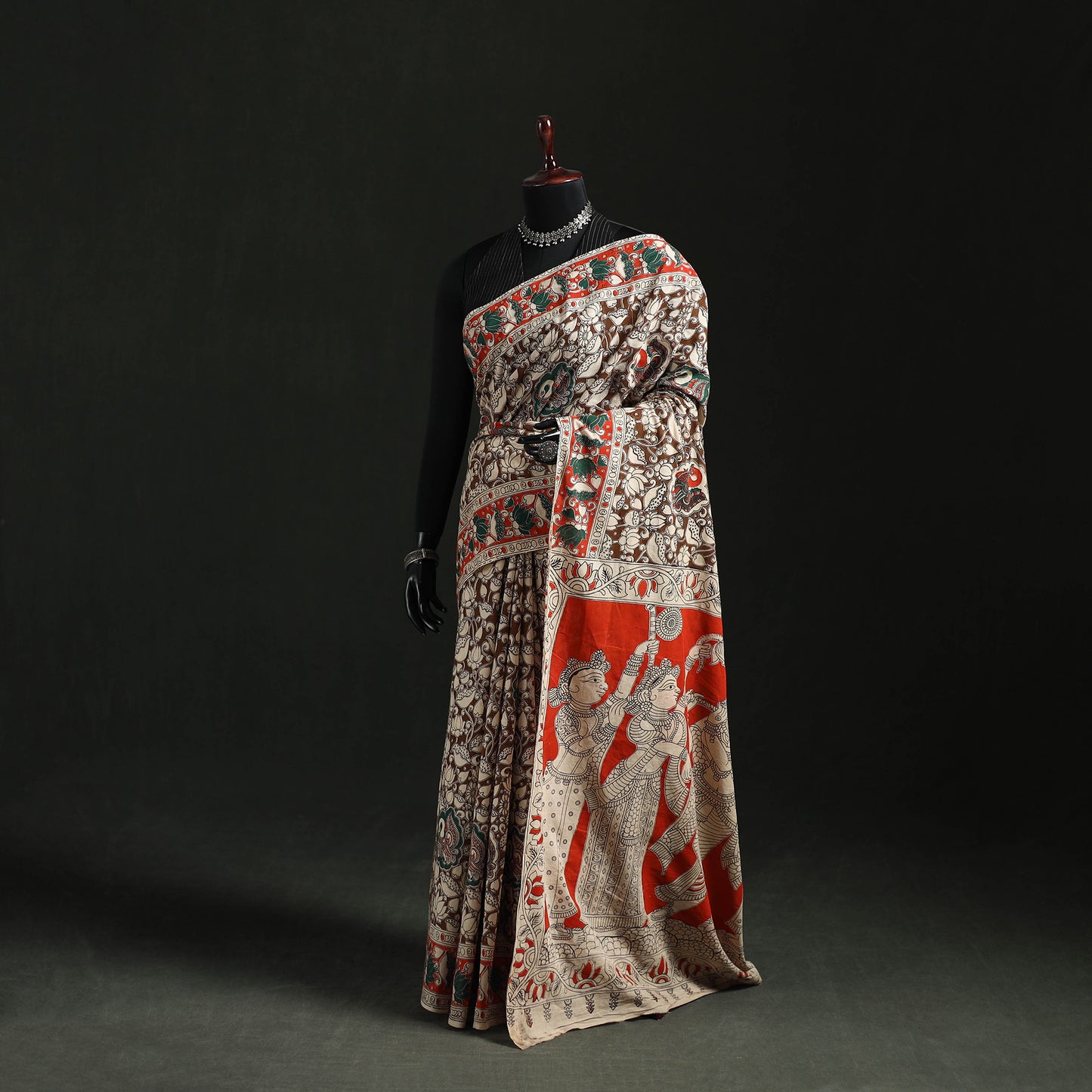 Kalamkari Printed Cotton Saree 51