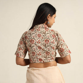 kalamkari stitched blouse 