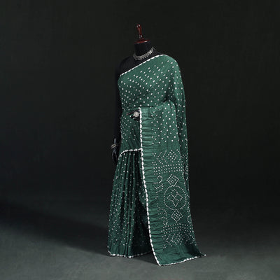 Kutch Bandhani Tie-Dye Cotton Saree 102