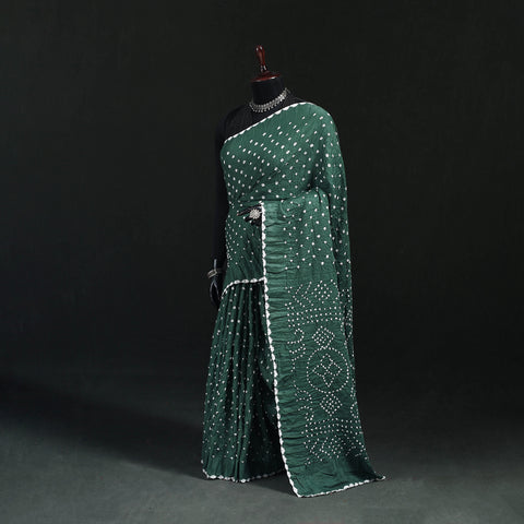 Kutch Bandhani Tie-Dye Cotton Saree 102