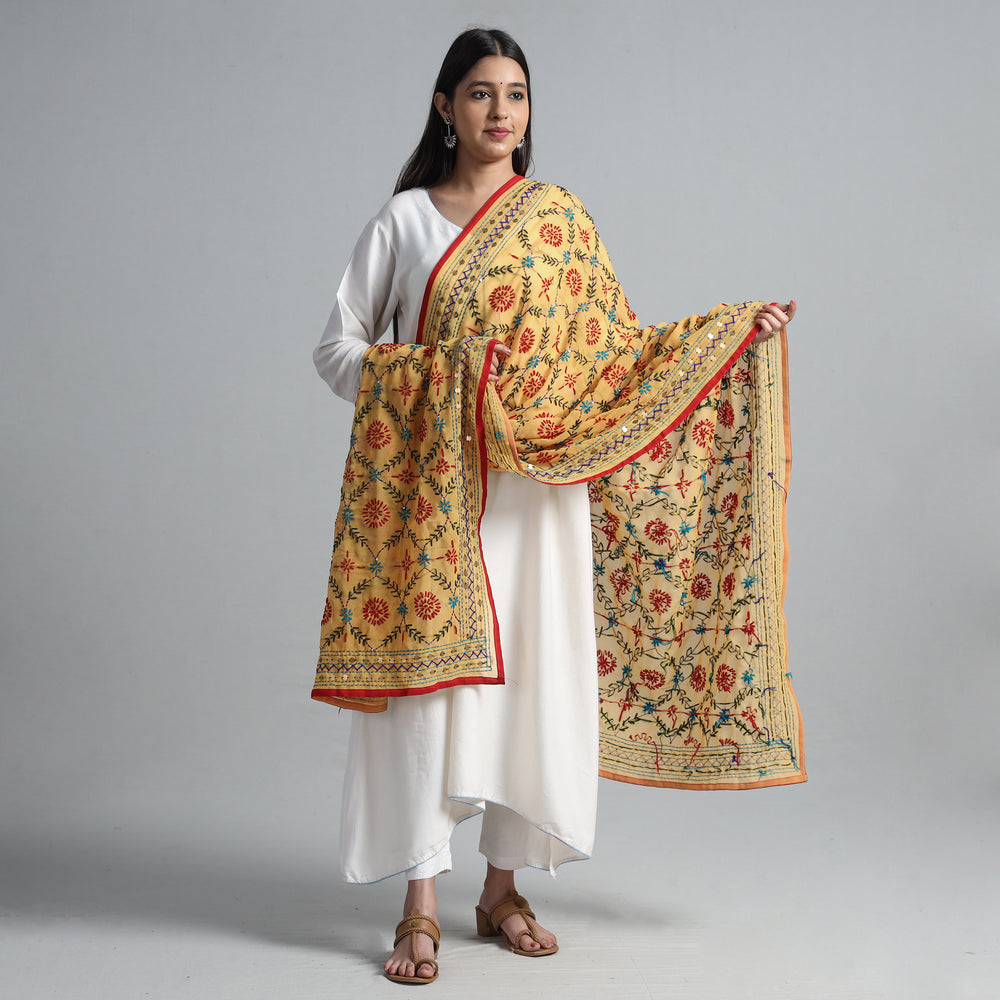 Phulkari Embroidered Dupatta