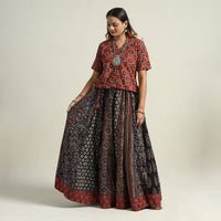 Ajrakh Patchwork Skirt 