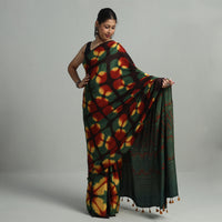 Ajrakh Modal Silk Saree