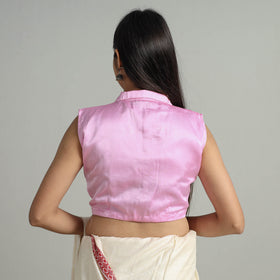 Buy Modal Silk Plain Stitched Blouse 08 Online at iTokri.com