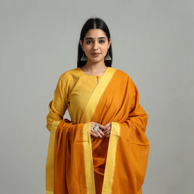 Buy Cotton Yellow Dharwad Kurta Set with Palazzo & Dupatta