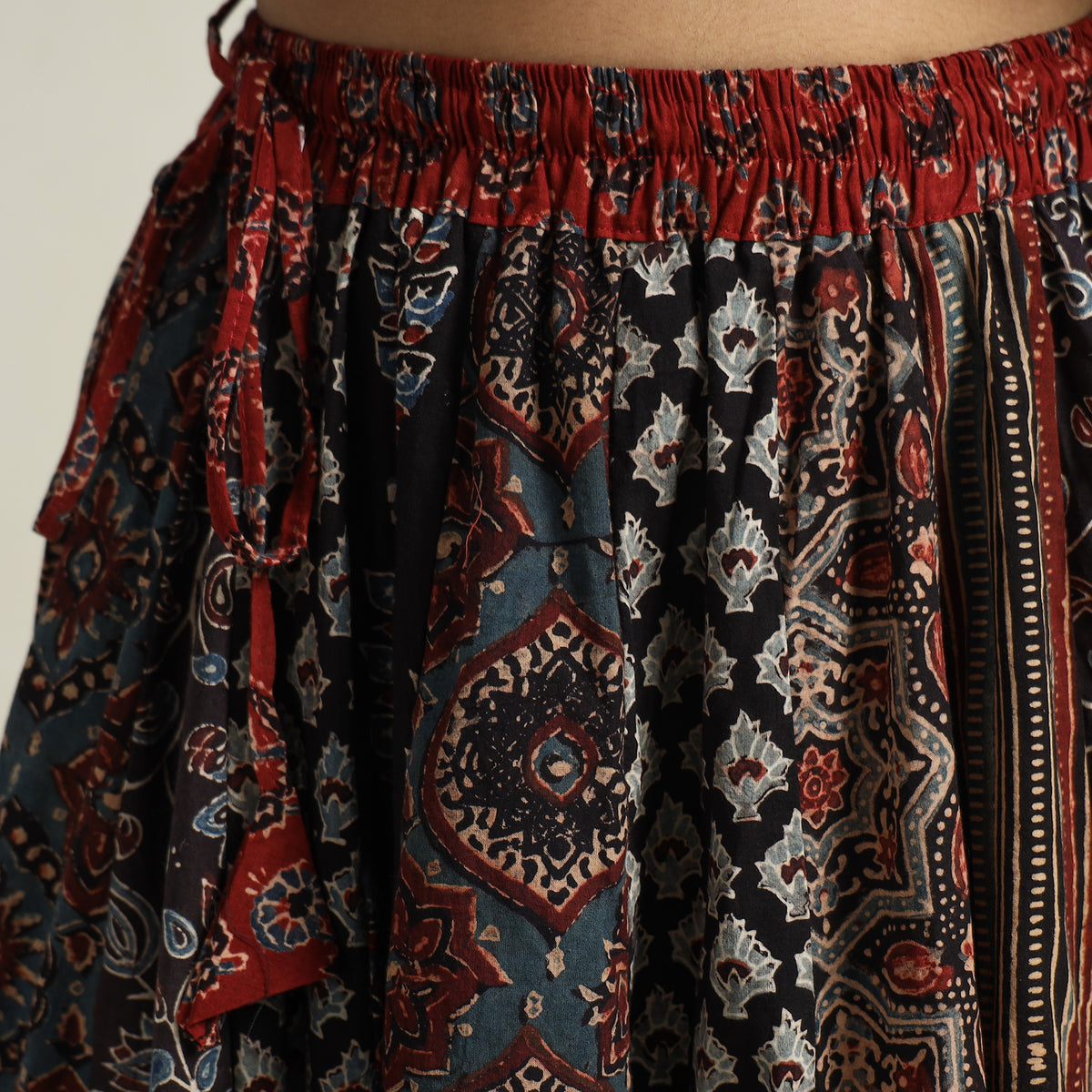 Ajrakh Patchwork Skirt 