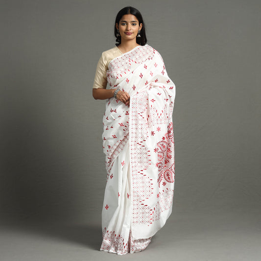 embroidery saree