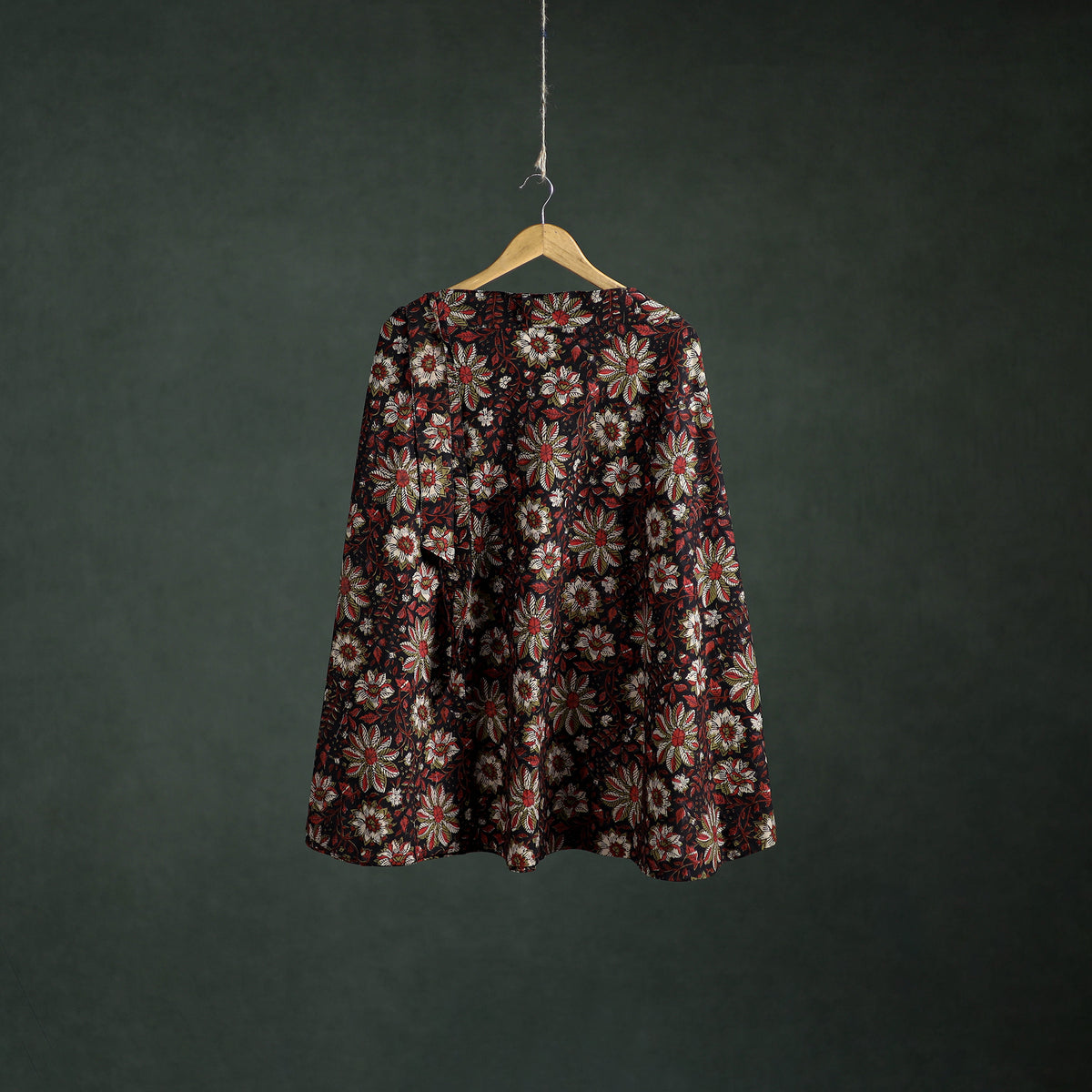 Bagru Hand Block Print Cotton Wrap Around Skirt 78