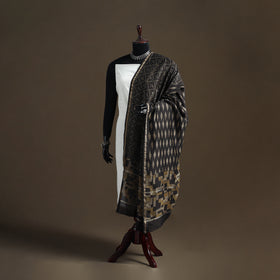 Akola Dabu Hand Block Print Chanderi Silk Handloom Dupatta 07
