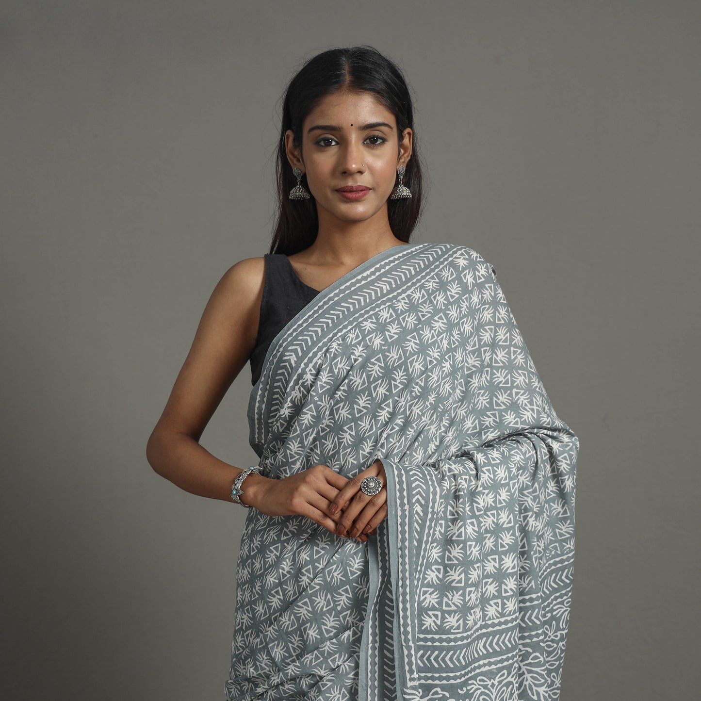 Bagru Saree