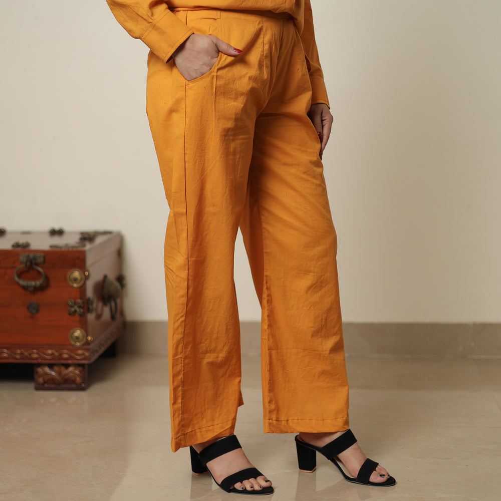 Orange - Plain Dyed Cotton Co-Ord Set 03