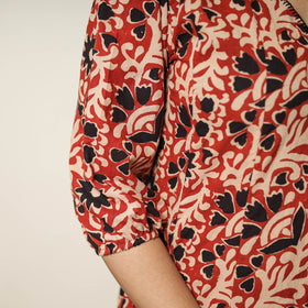 Buy Bagru Block Printed Cotton Flared Dress 01 