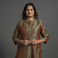 Banarasi Kurta with Palazzo & Dupatta Set