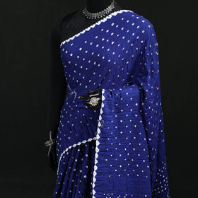Kutch Bandhani Tie-Dye Cotton Saree 105