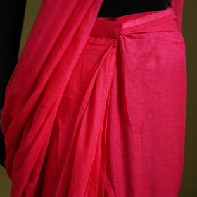 Plain Pure Mul Cotton Ready To Wear Saree 01