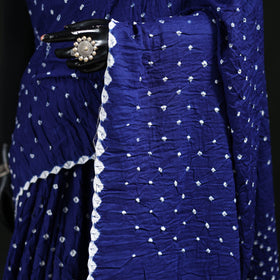 Kutch Bandhani Tie-Dye Cotton Saree 105