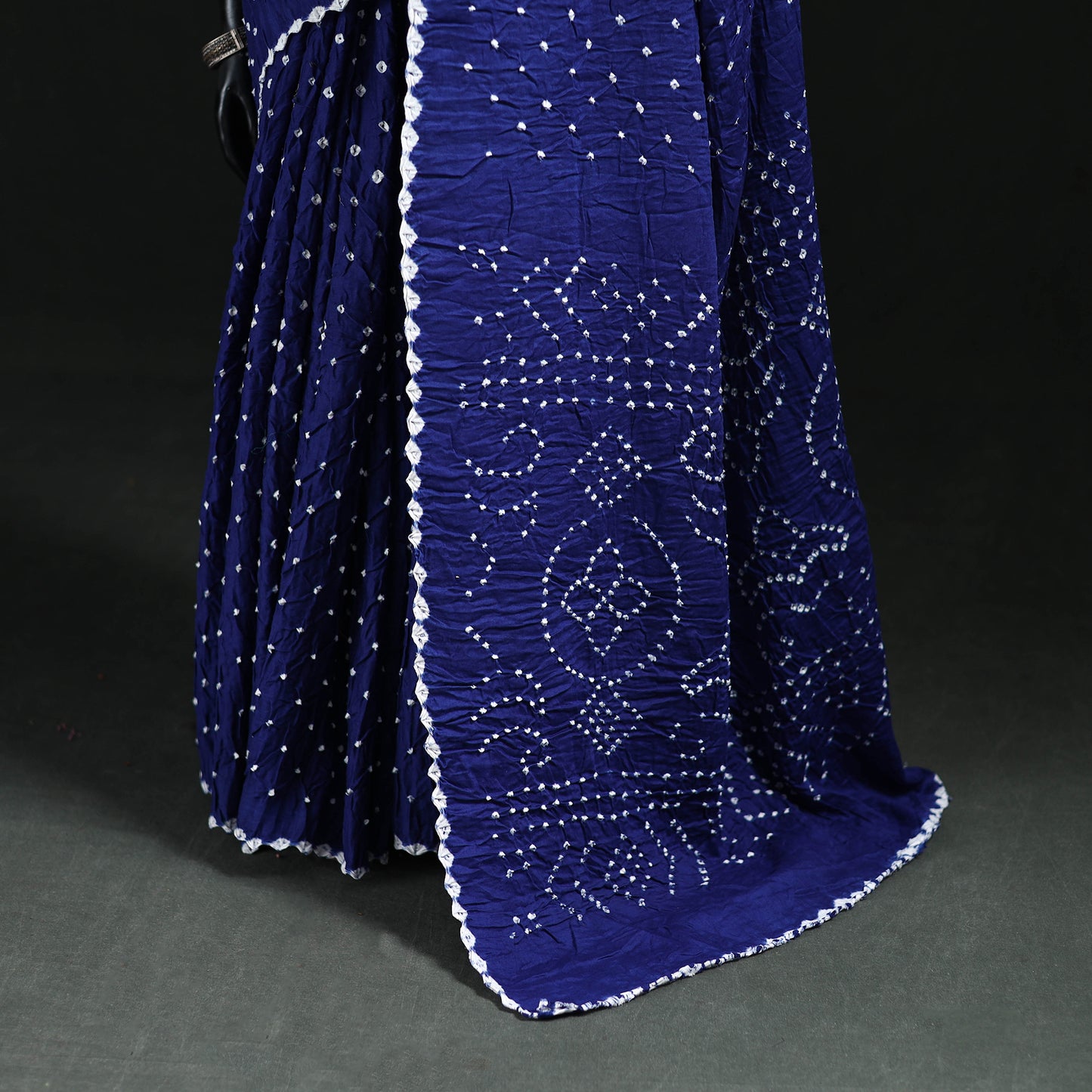 Kutch Bandhani Tie-Dye Cotton Saree 105