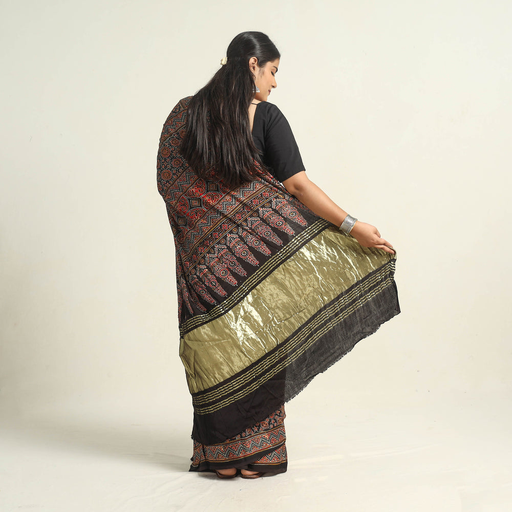 Ajrakh Saree