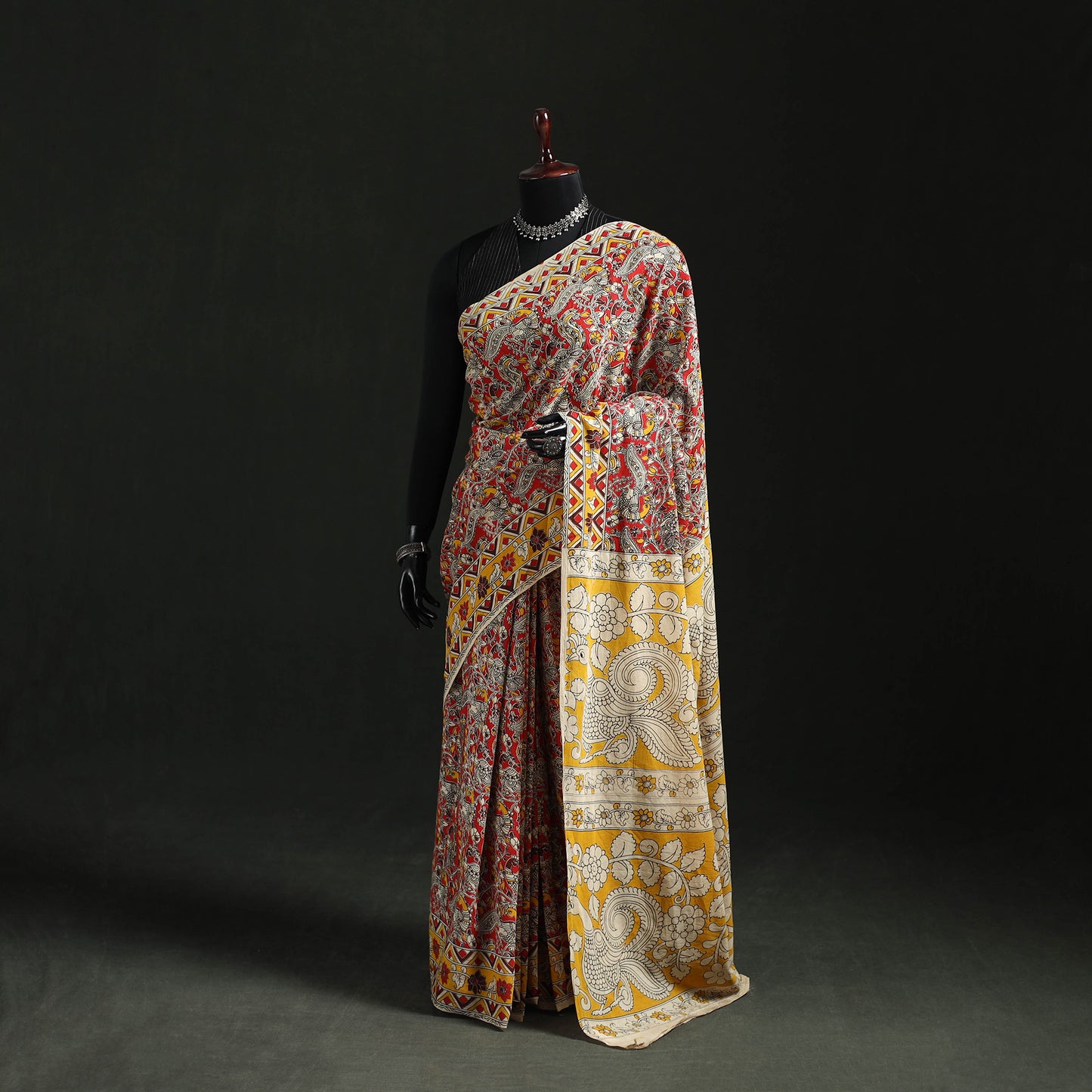 Kalamkari Printed Cotton Saree 55